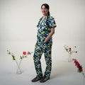 Midnight Floral Scrub Set
