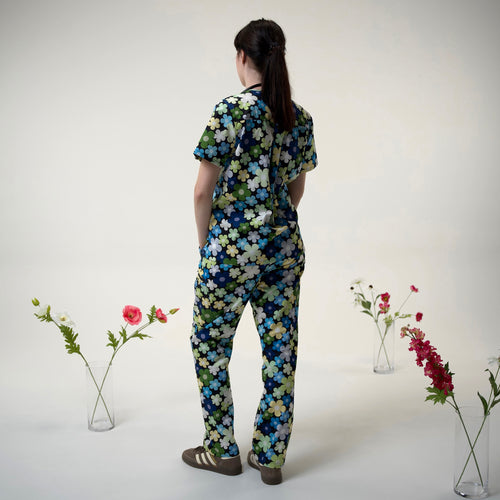 Midnight Floral Scrub Set